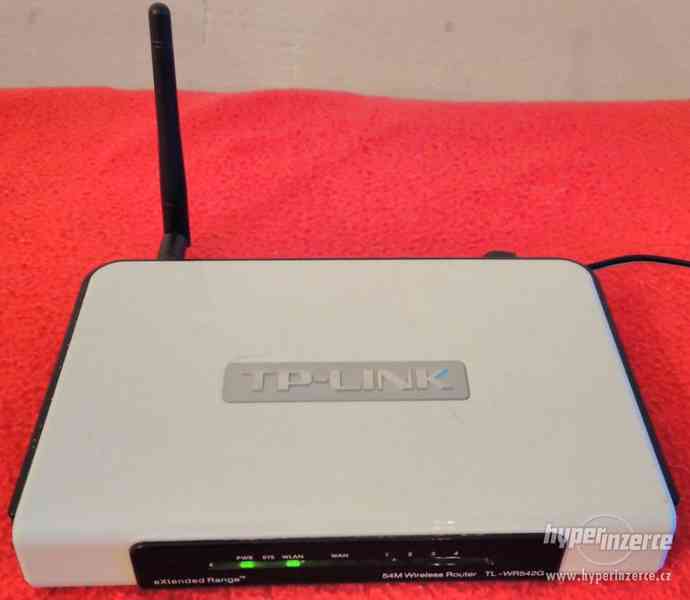 Wi-Fi router TP-LINK TL-WR542G - jako nový!!! - foto 3