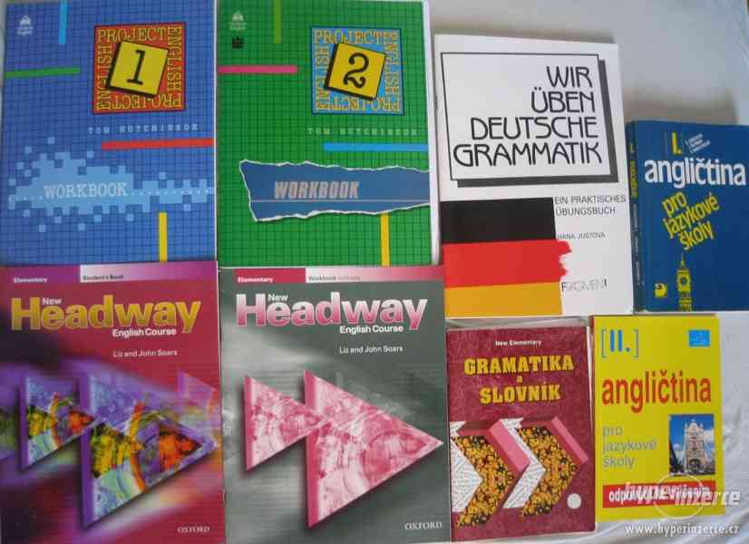 Učebnice, slovníky - angličtina, němčina - do školy - foto 1