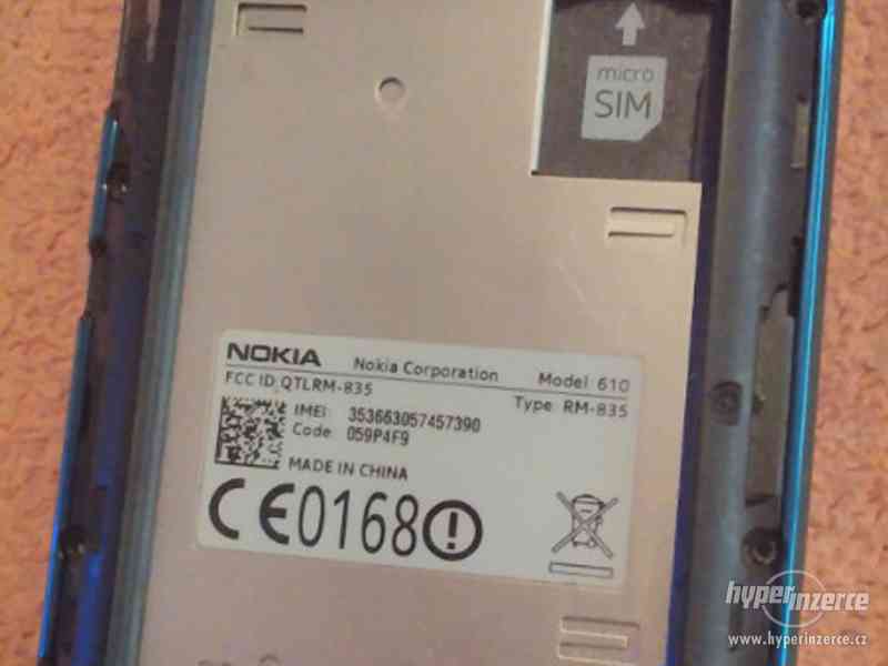 Nokia 610 - k opravě nebo na náhradní díly!!! - foto 6
