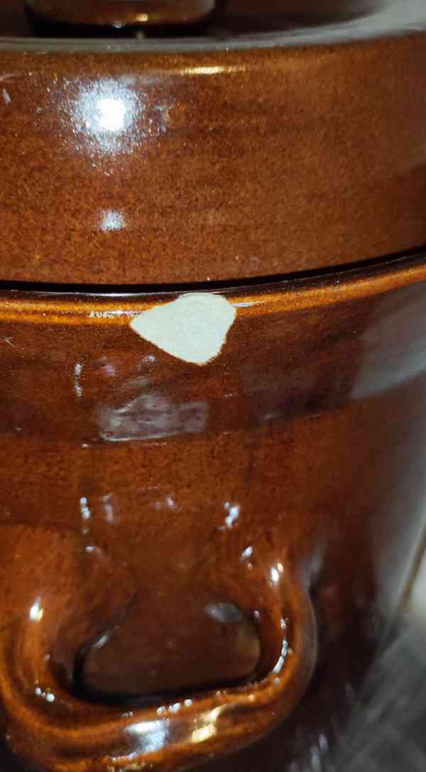 Keramický zelňák 15 l s poklicí - foto 3