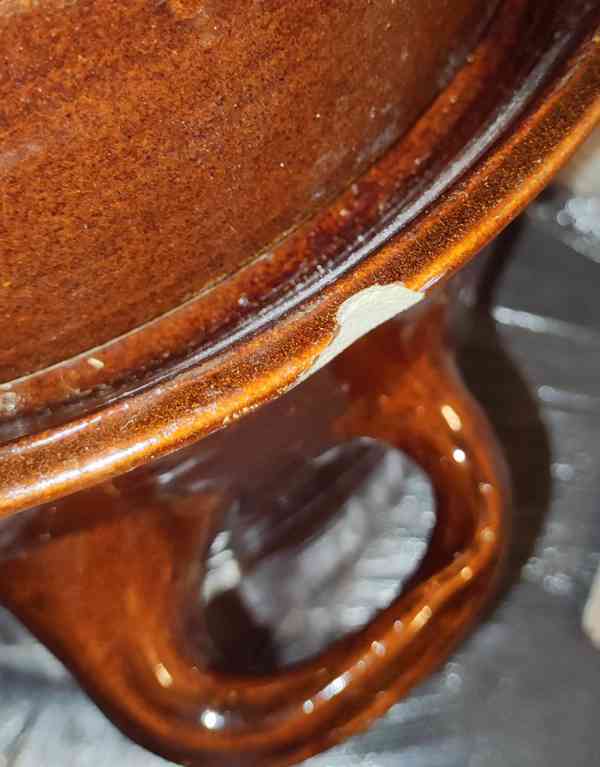 Keramický zelňák 15 l s poklicí - foto 2