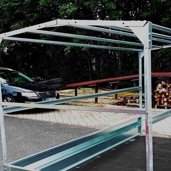 Nový přívěsný vozík 2,65m x1,30 +plachta, svařovaný rám,DPH - foto 13
