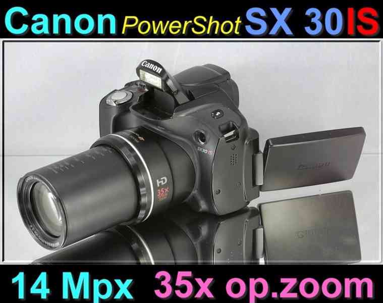 Canon PowerShot SX30 IS CCD *35x Op.Zoom*HDV*Bag - foto 1