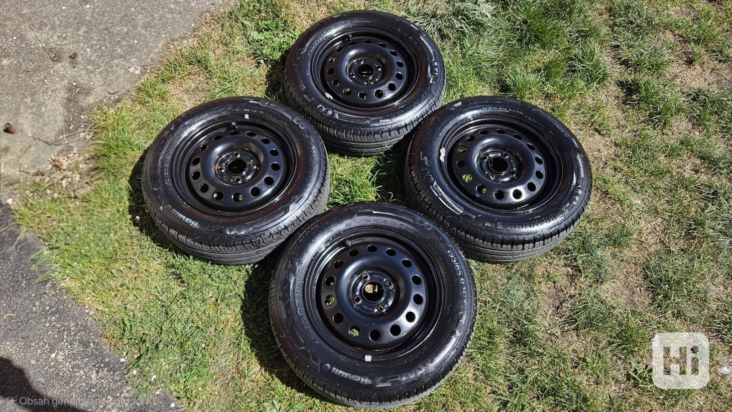 Ford Mondeo Focus letní kola 195/65R15 disky 15" vzorek 8mm  - foto 1