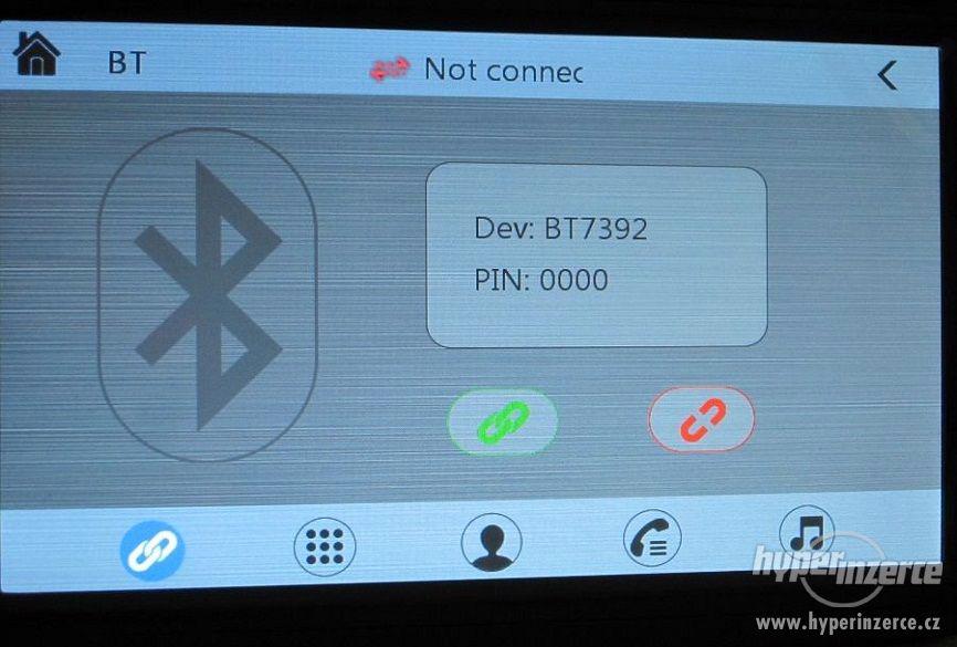 VW GOLF 7 - Dotykove Autoradio Navi GPS DVD Bluetooth SD USB - foto 9