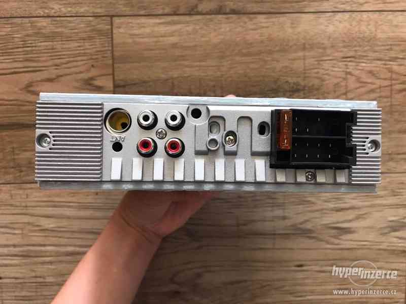 Autoradio 1DIN bluetooth, AUX, USB, microSD, ovládač - foto 3