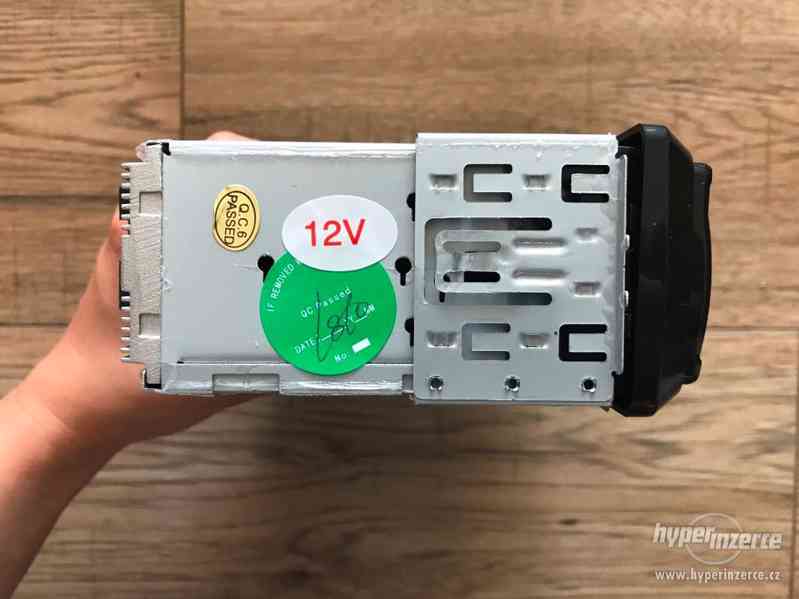 Autoradio 1DIN bluetooth, AUX, USB, microSD, ovládač - foto 4