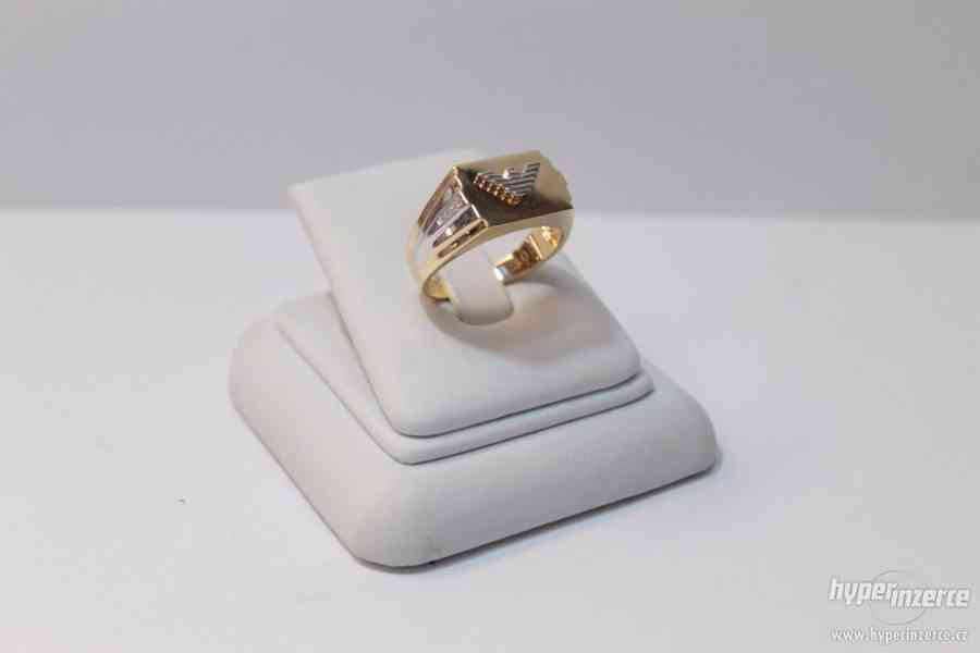 Krásný nový zlatý prsten 7.15 g - foto 1