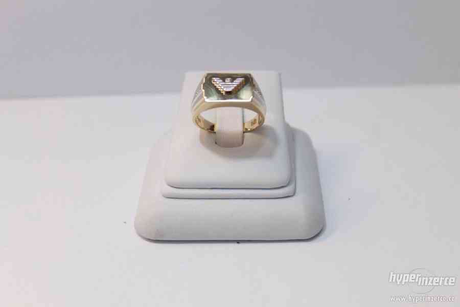 Krásný nový zlatý prsten 7.15 g - foto 3