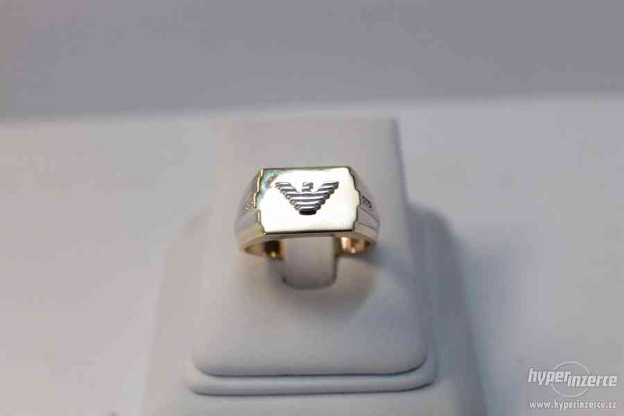 Krásný nový zlatý prsten 7.15 g - foto 4