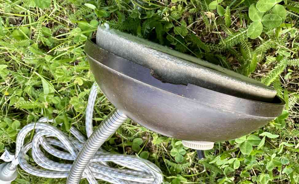 STARÁ Elektrická lampa ocel BAKELIT svítí! - foto 5