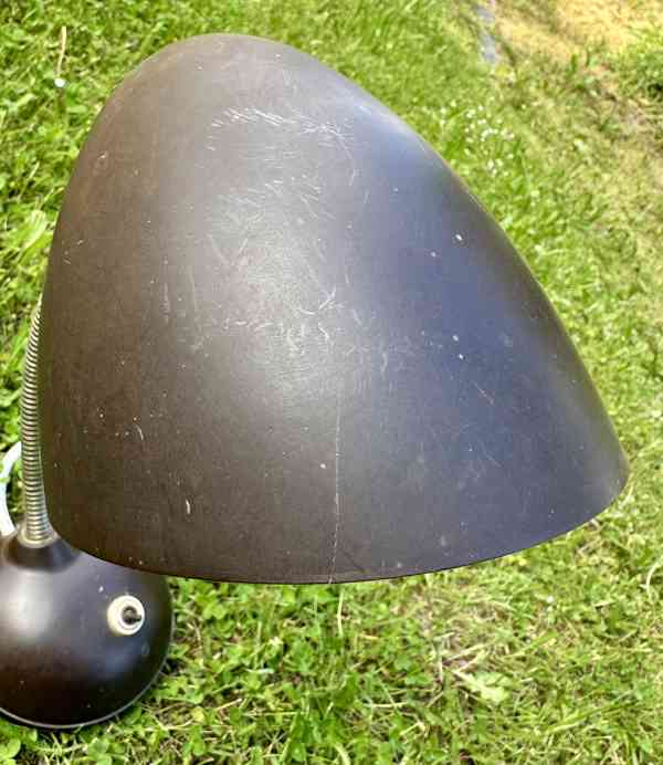 STARÁ Elektrická lampa ocel BAKELIT svítí! - foto 6