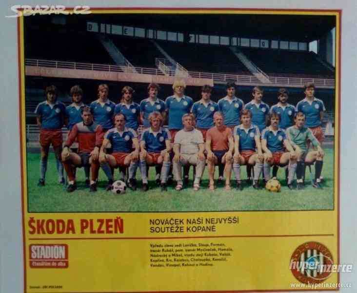 Škoda Plzeň - fotbal - čtenářům do alba 1986 - foto 1