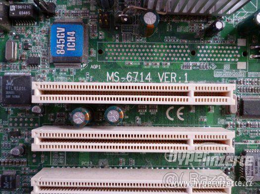 Základní desky MSI 845GV ICH4 MS-6714 socket 478 Intel - foto 2