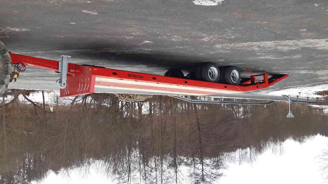 Přepravník strojů,Podvalník,Traktorový návěs,Přívěs,Vlek 16t - foto 10