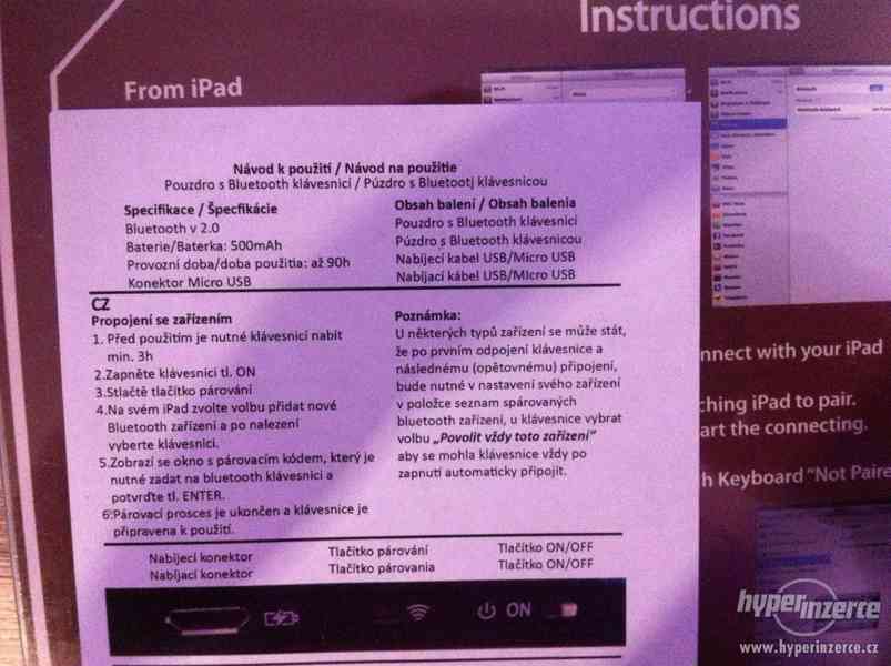 Bluetooth Keyboard Case for iPad - foto 4