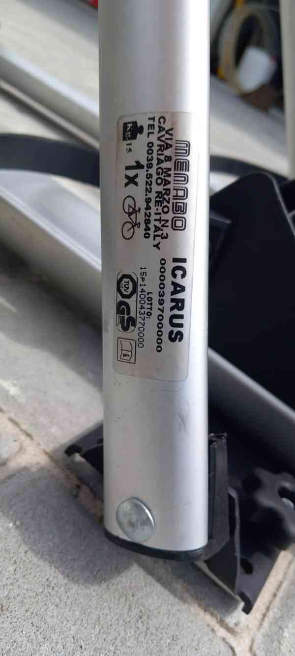 Prodám dva střešní nosiče kola Menabo Icarus - foto 5