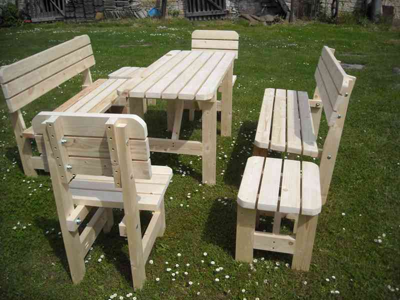 Zahradní nábytek 5+2 masiv 33mm - foto 4