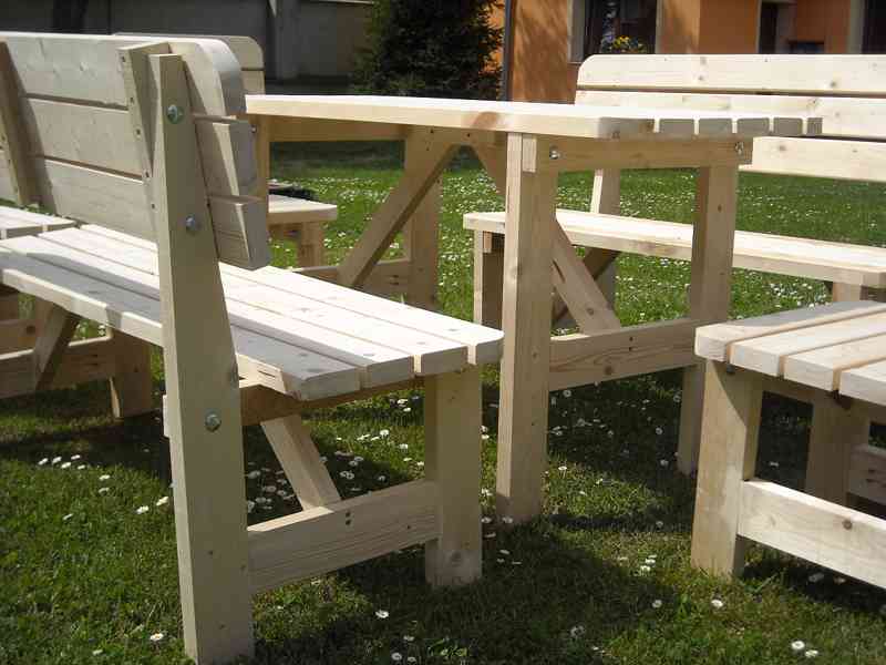 Zahradní nábytek 5+2 masiv 33mm - foto 11