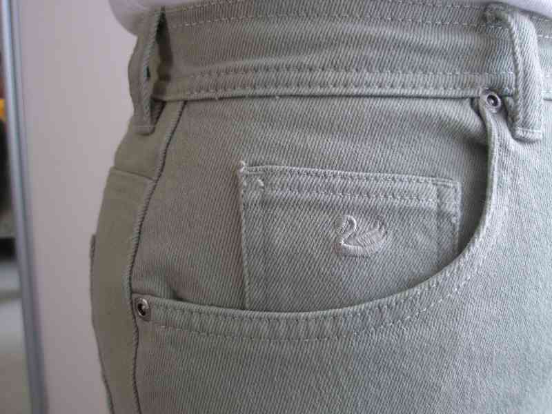 Dámské značkové džíny do pasu 2 kusy, - foto 4