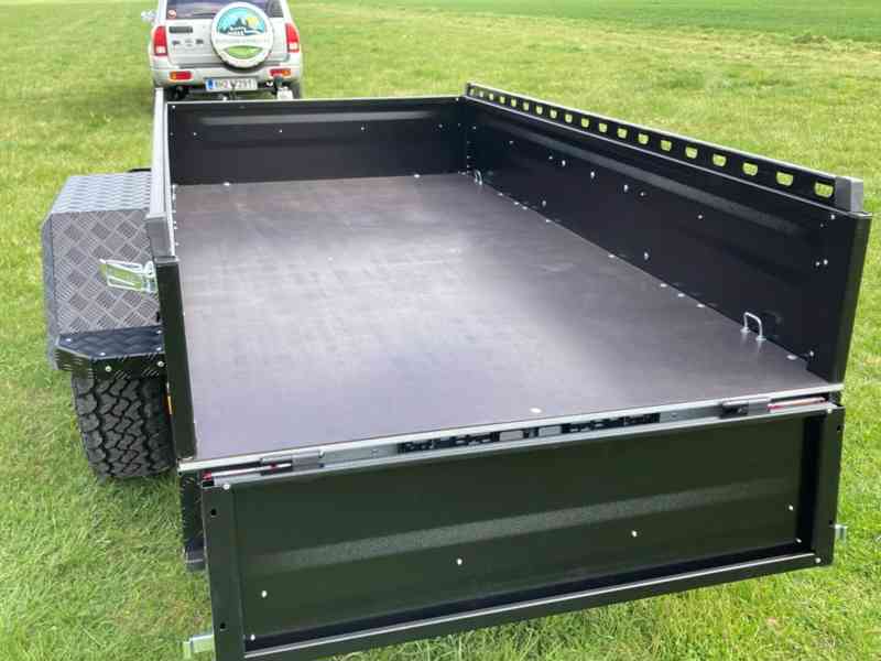 OFFROAD Přívěsný Vozík Valník BLACKOUT 1300kg   TPV/Böckmann - foto 19