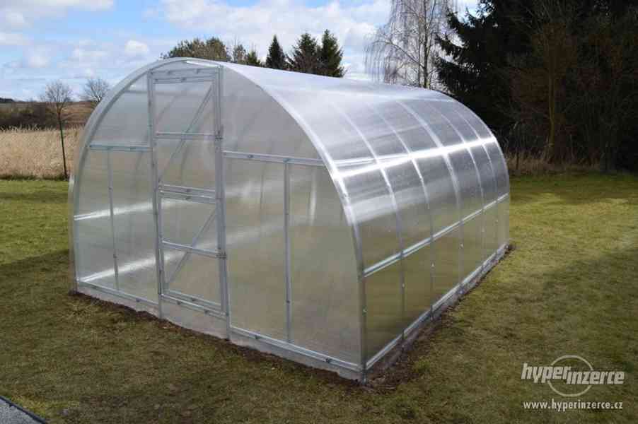 skleník  KYKLOP 3 x 8 m PC 4 mm(akce doprava zdarma) - foto 1