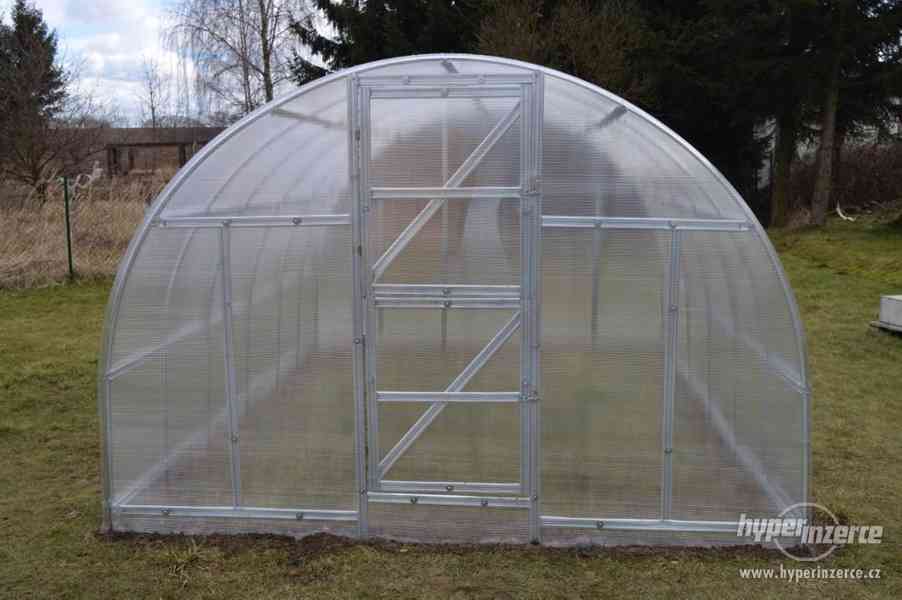 skleník  KYKLOP 3 x 8 m PC 4 mm(akce doprava zdarma) - foto 2