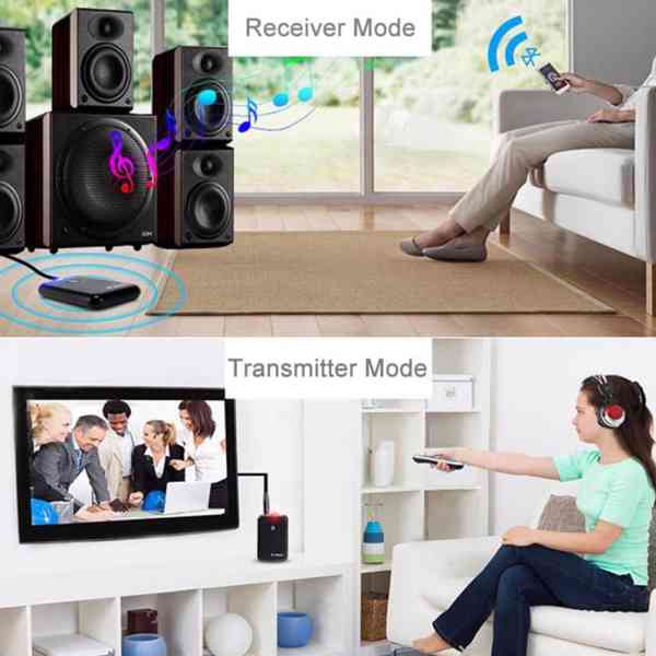 Bezdrátový vysílač - přijímač Bluetooth do TV nové - foto 2