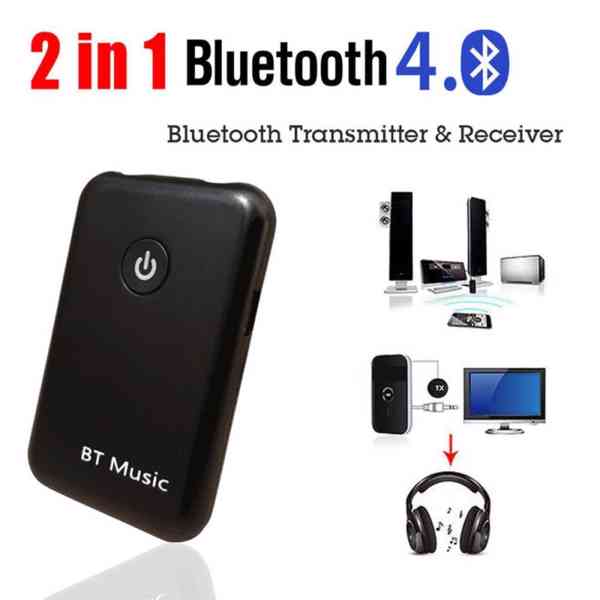 Bezdrátový vysílač - přijímač Bluetooth do TV nové - foto 1