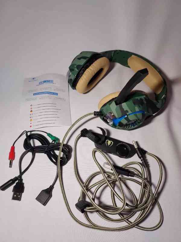 Herní sluchátka Beexcellent GM-100 pro PC,Notebook,Xbox,PS4 - foto 3