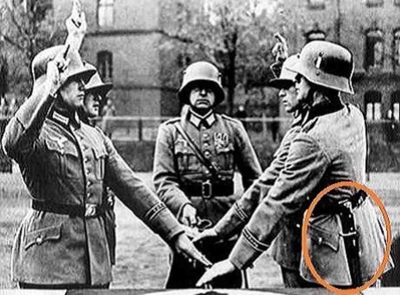 Německý WH vycházkový bodák 2 ww - solidní replika - foto 4