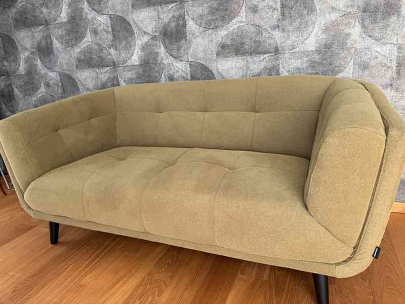 Sedačka designová semišová - foto 2