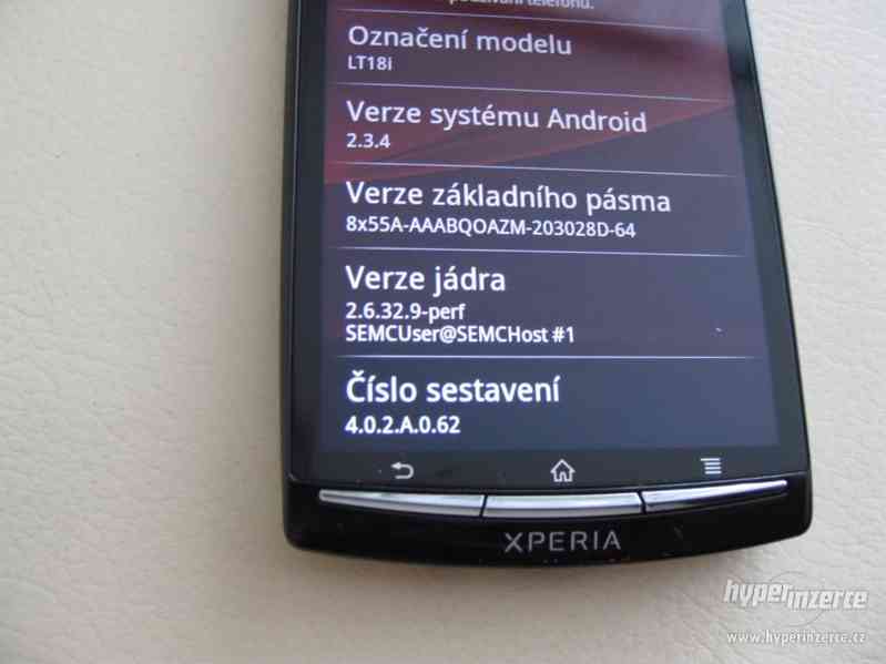 Sony Ericsson arc S (LT18i) - dotykový mobilní tel. z r.2012 - foto 5