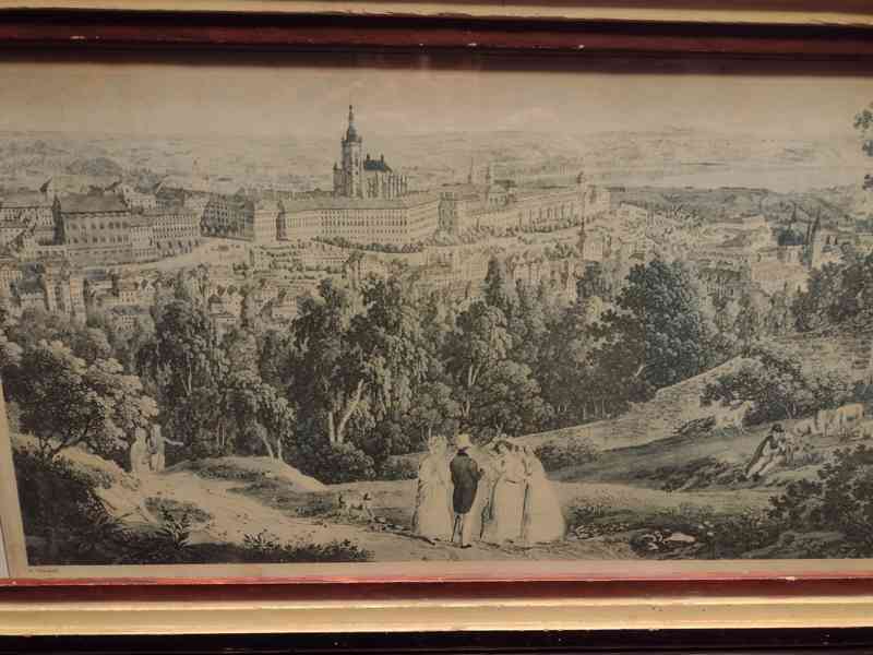 Hradčany - Vincenc Morstadt (1802 - 1875)- tisk - foto 3