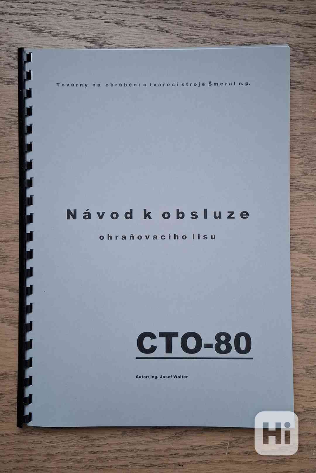Návod ohraňovacího lisu CTO-80 - foto 1
