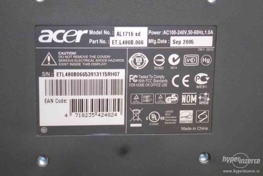 Monitor 17" ACER AL1716 sd - foto 4