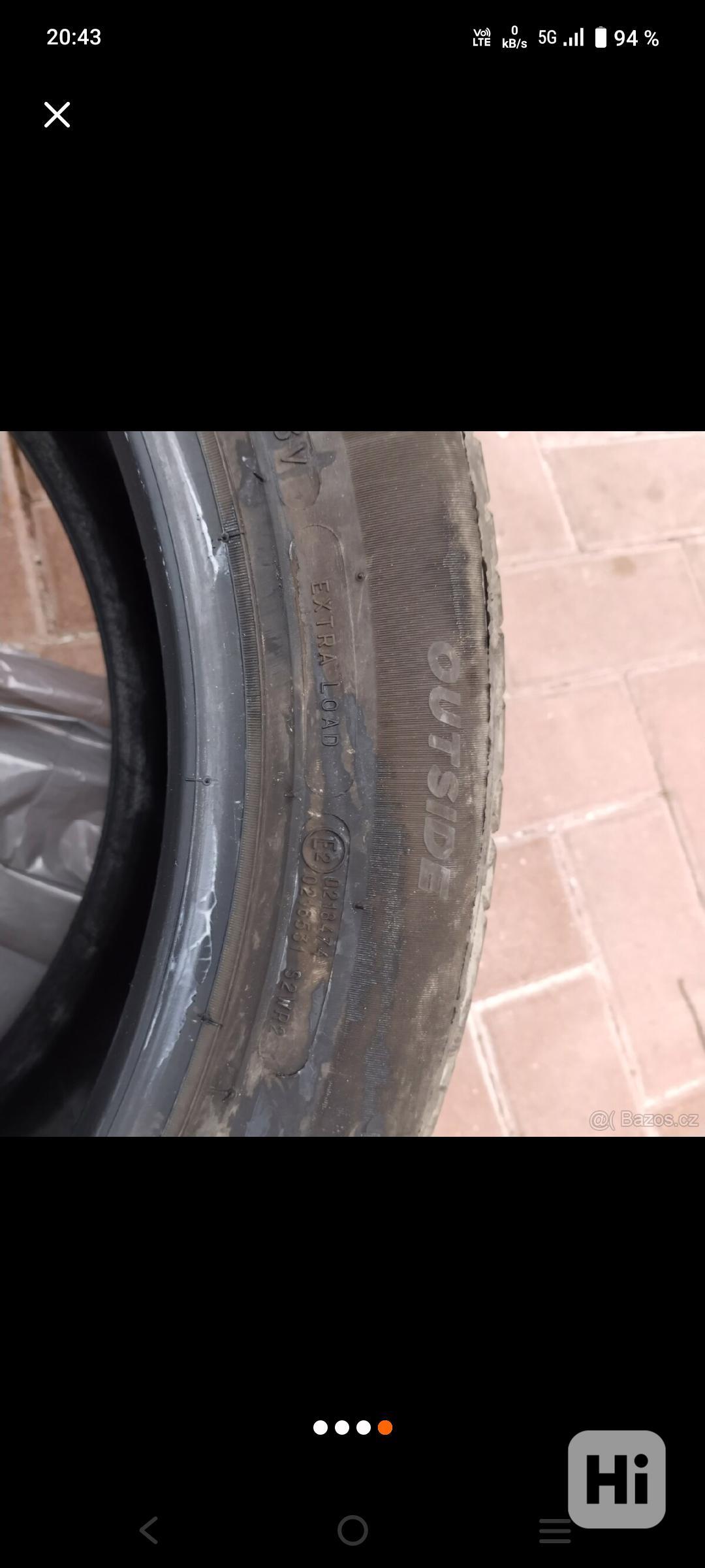 Prodám 4 ks letních pneu, najeto 12 000 km. - foto 1