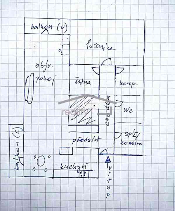 Pronájem 2+1 s bal. a lod., ul. J. Plachty, Č. Budějovice - foto 20