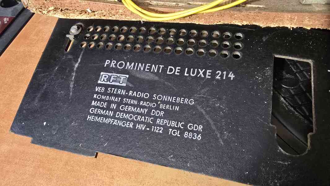 RFT Prominent de luxe 214 - Rádio na ND bez repro - foto 2