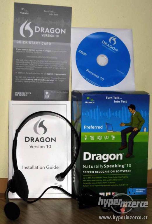 Dragon Naturally Speaking 10 - diktovací SW - foto 1