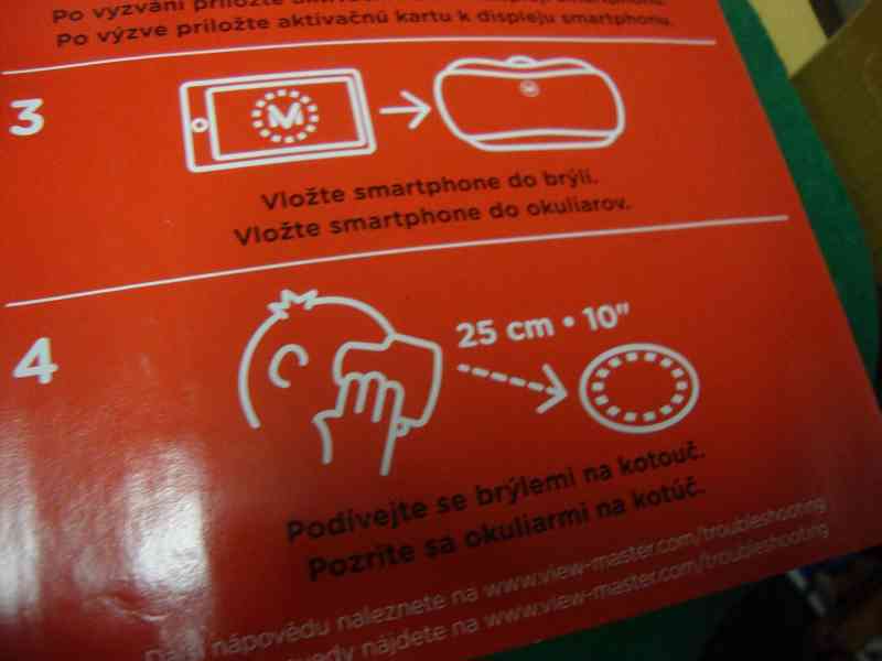 View Master virtuální realita brýle + kotouče pěkný stav - foto 13
