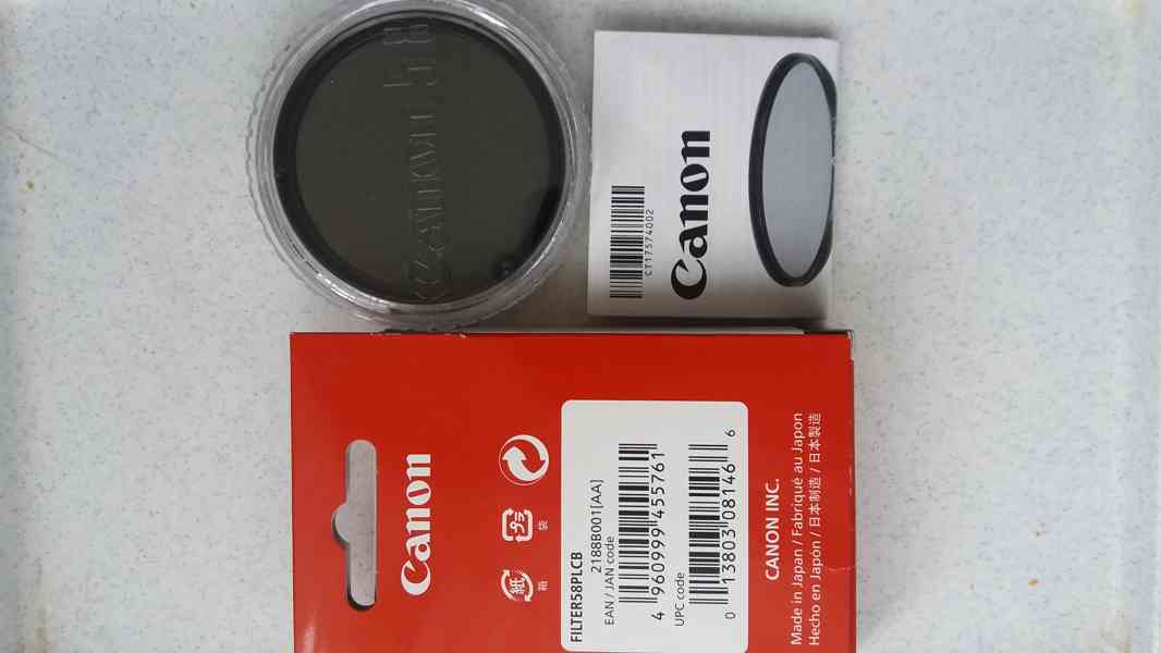 Canon polarizační filtr PL-C B ( 58 mm ) (2188B001) - foto 2