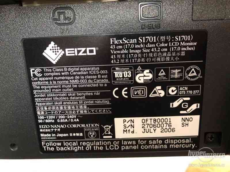 17" LCD Monitor EIZO FlexScan S1701 - foto 4