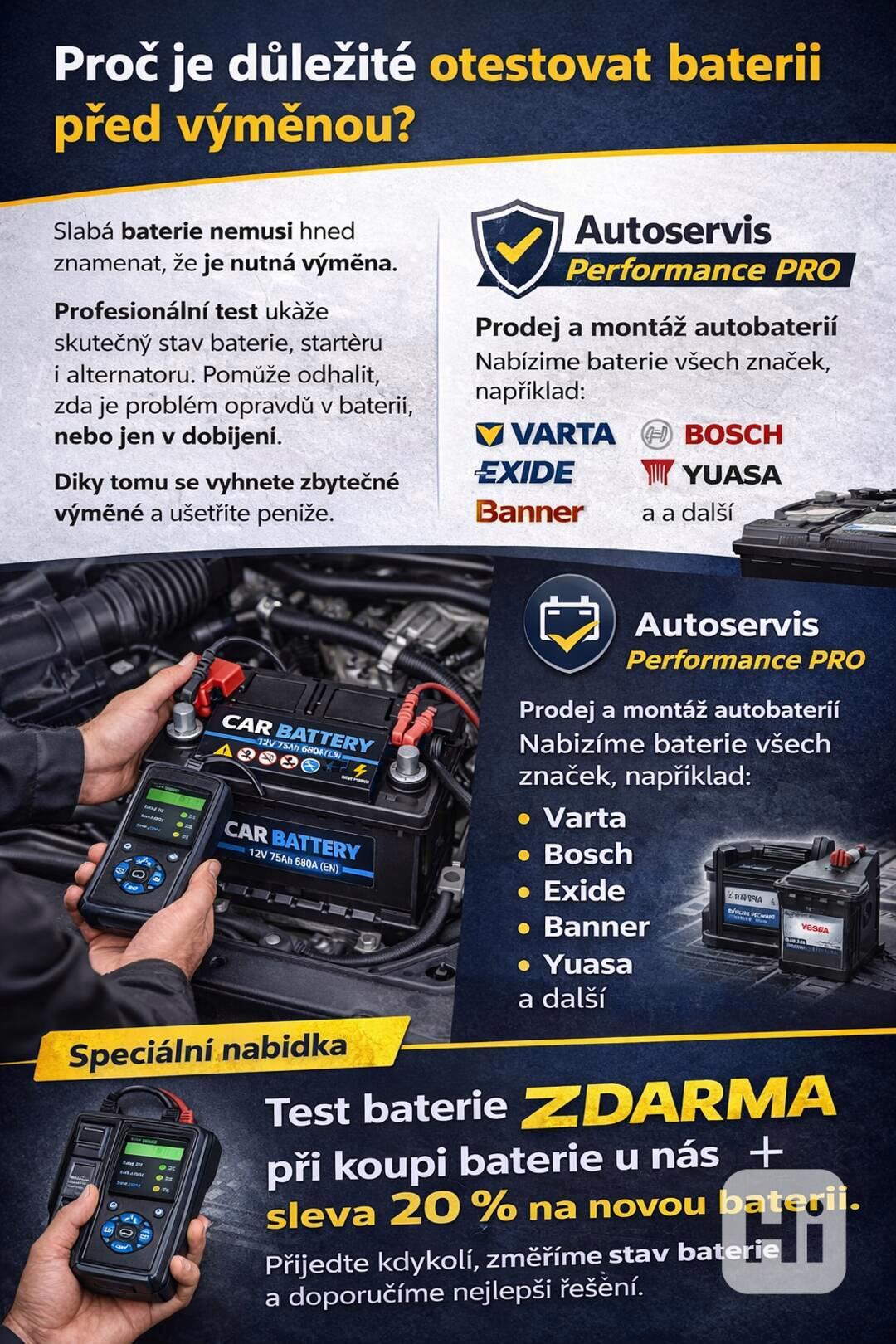 Test Autobaterie - foto 1