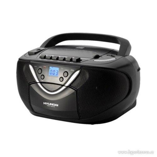 Radiomagnetofon Hyundai TRC 718 AU3 s CD/MP3 černá - foto 1