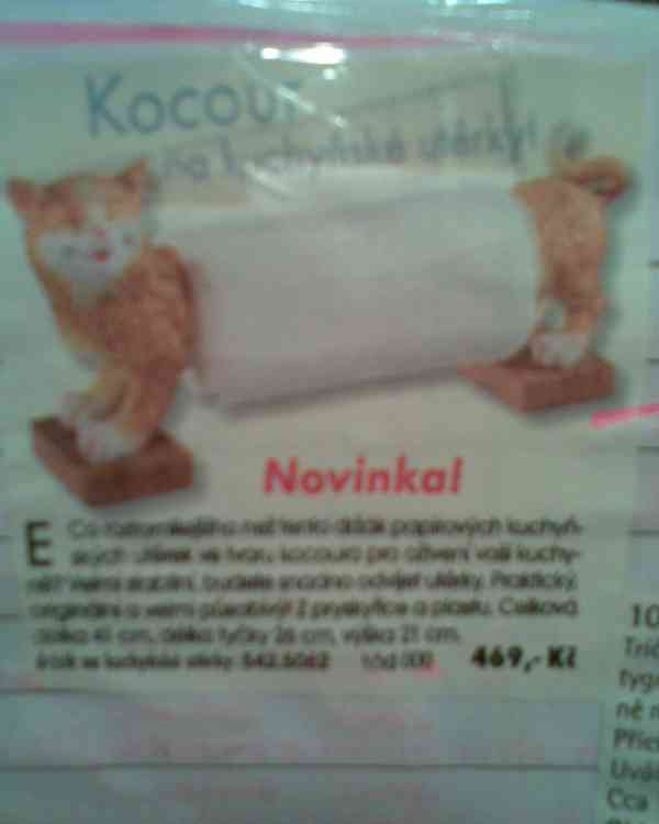 Potřeby do kuchyně kočičky - foto 2