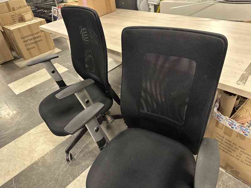 !Výprodej kanceláře – Kancelářská židle - 3 ks za 2000 Kč  - foto 6