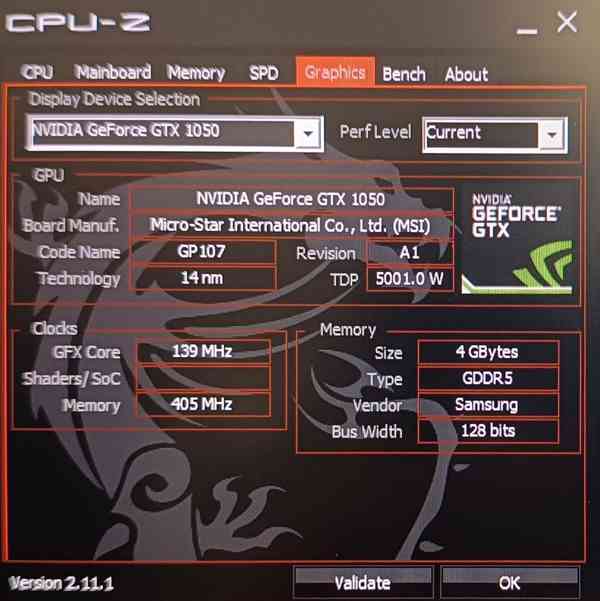 Notebook MSI, RTX 1050/intel core i5/16GB/1TB - foto 4