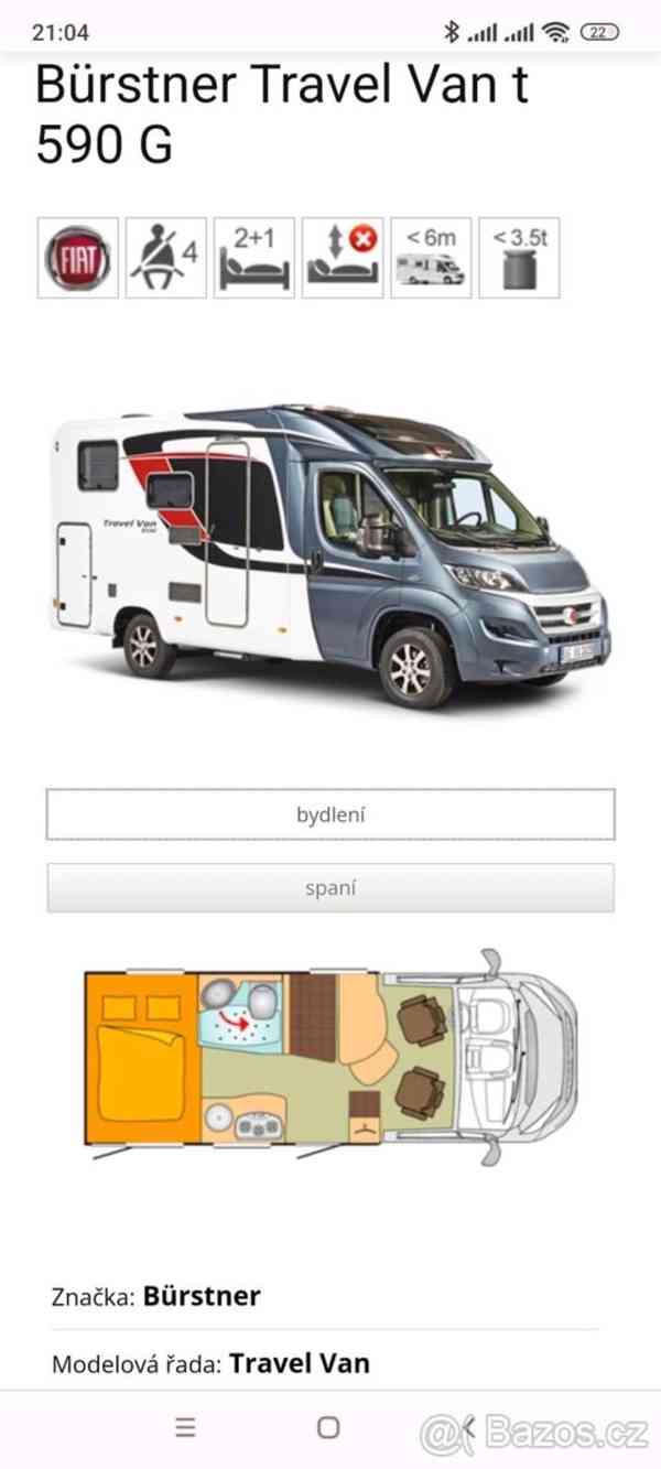 Fiat Ducato 2,3   Obytný vůz - foto 3