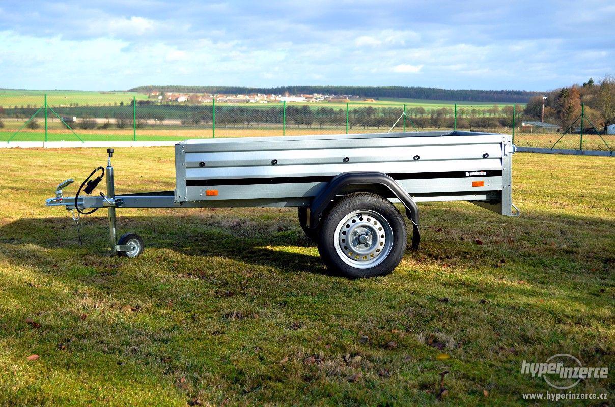 Přívěsný vozík 203 x 116 cm 130km/hod - foto 1